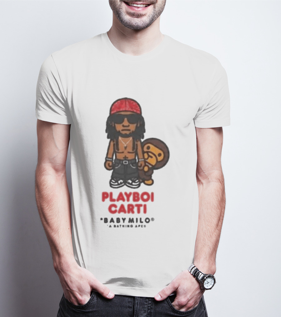 Playboi Carti Baby Milo A Bathing Ape Collaboration T-Shirt
