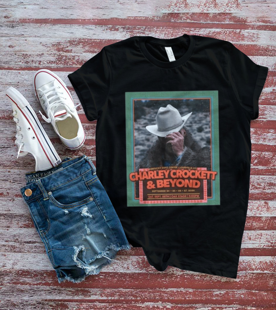 Charley Crockett & Beyond Kentucky Expo Center Louisville KY September 24 27 2026 Oak Stage Event T-Shirt