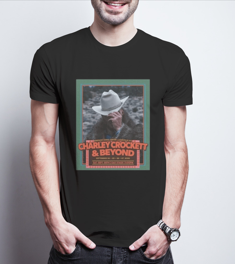 Charley Crockett & Beyond Kentucky Expo Center Louisville KY September 24 27 2026 Oak Stage Event T-Shirt