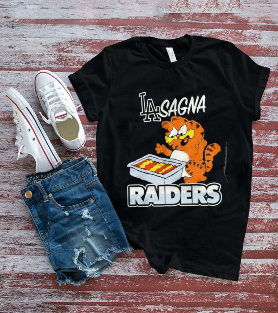 LA Lasagna Cat Raiders T-Shirt