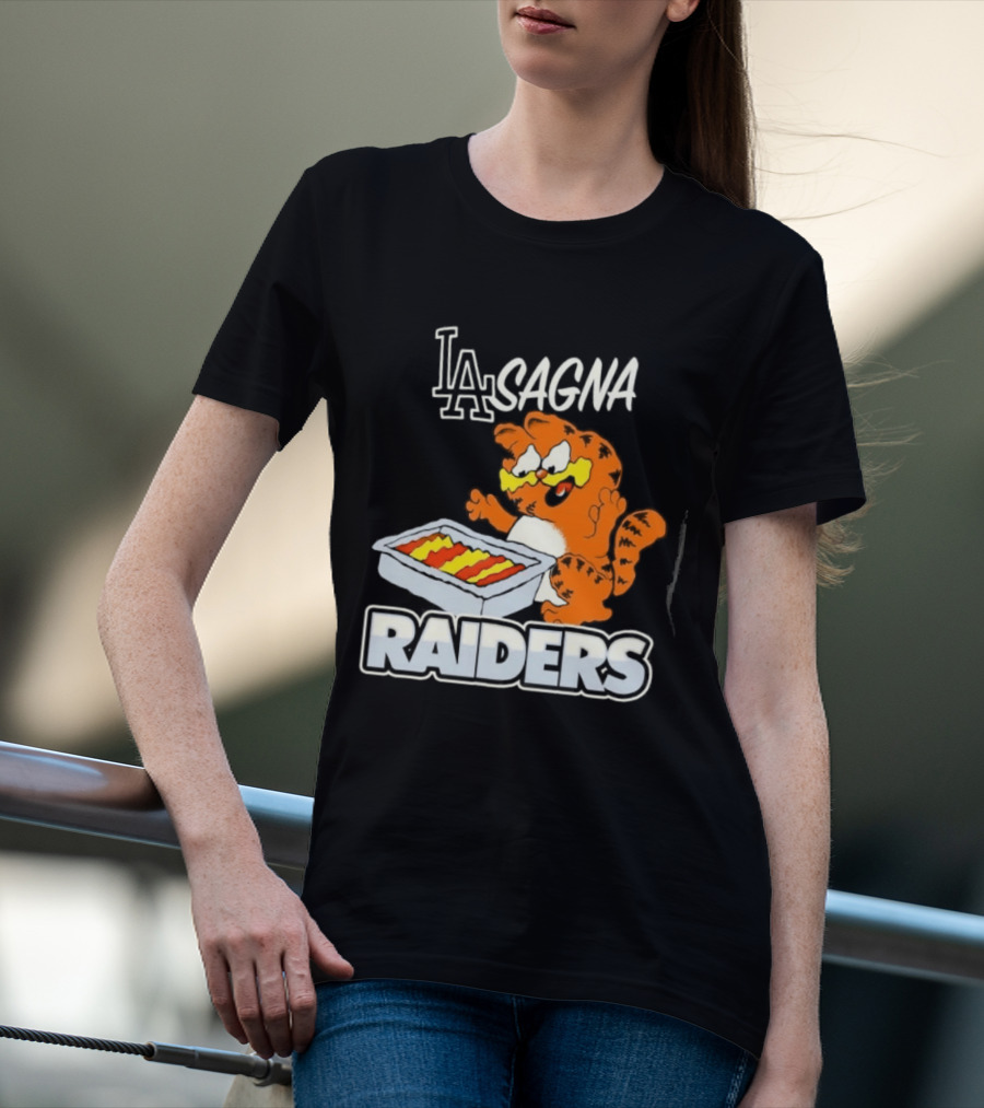LA Lasagna Cat Raiders T-Shirt