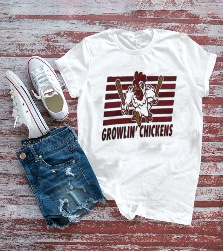 Growlin Chickens Northwest Arkansas Naturals Minor League Baseball MiLB T-Shirt