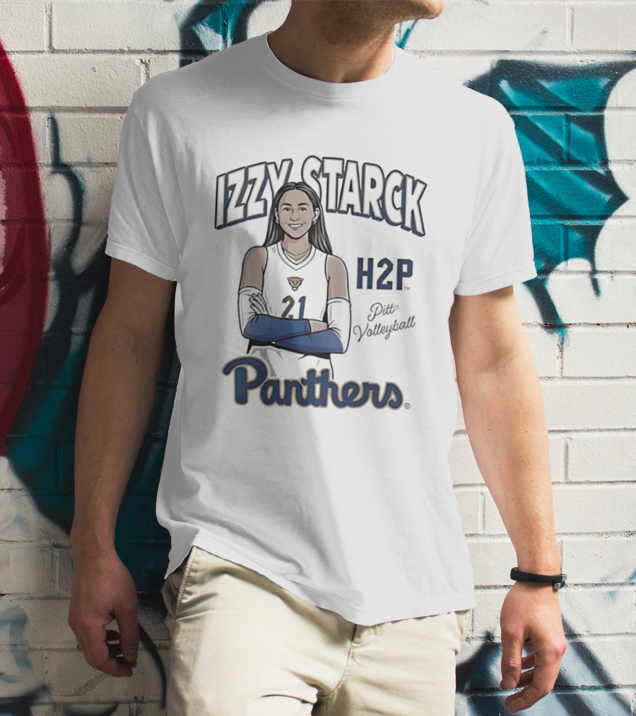 Izzy Starck Panthers 21 Pitt Volleyball H2P T-Shirt