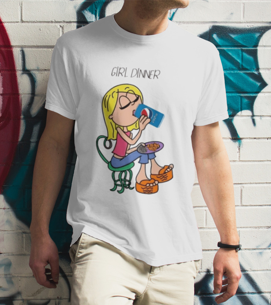 Lizzie McGuire Y2K Girl Dinner Pepsi Retro Fashion T-Shirt