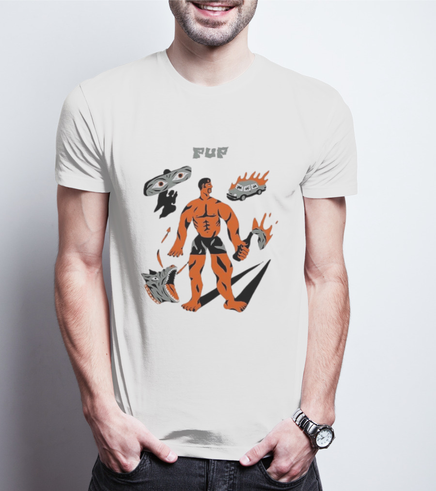 Pup Band Punk Rock Alternative Music Fire Eyed Van And Warrior Scene T-Shirt