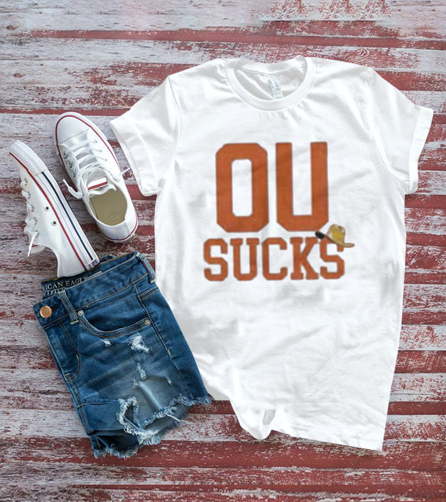 OU Sucks Texas Longhorn Rivalry T-Shirt