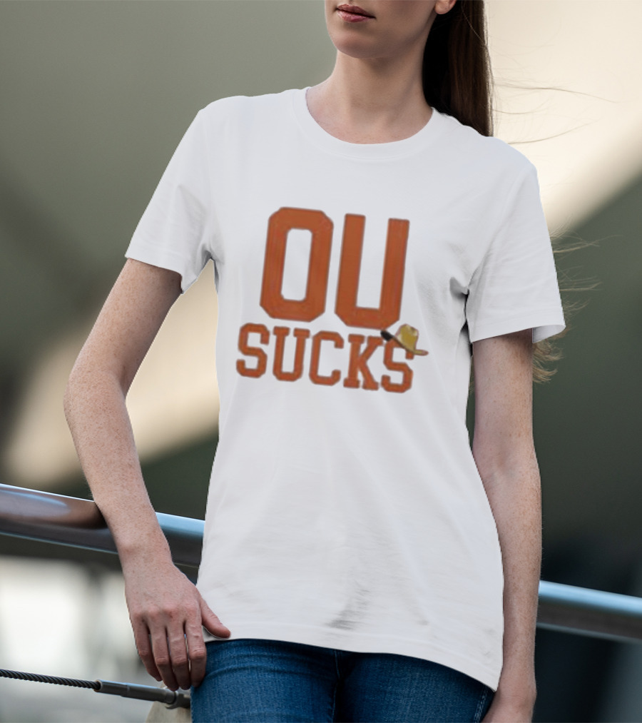 OU Sucks Texas Longhorn Rivalry T-Shirt