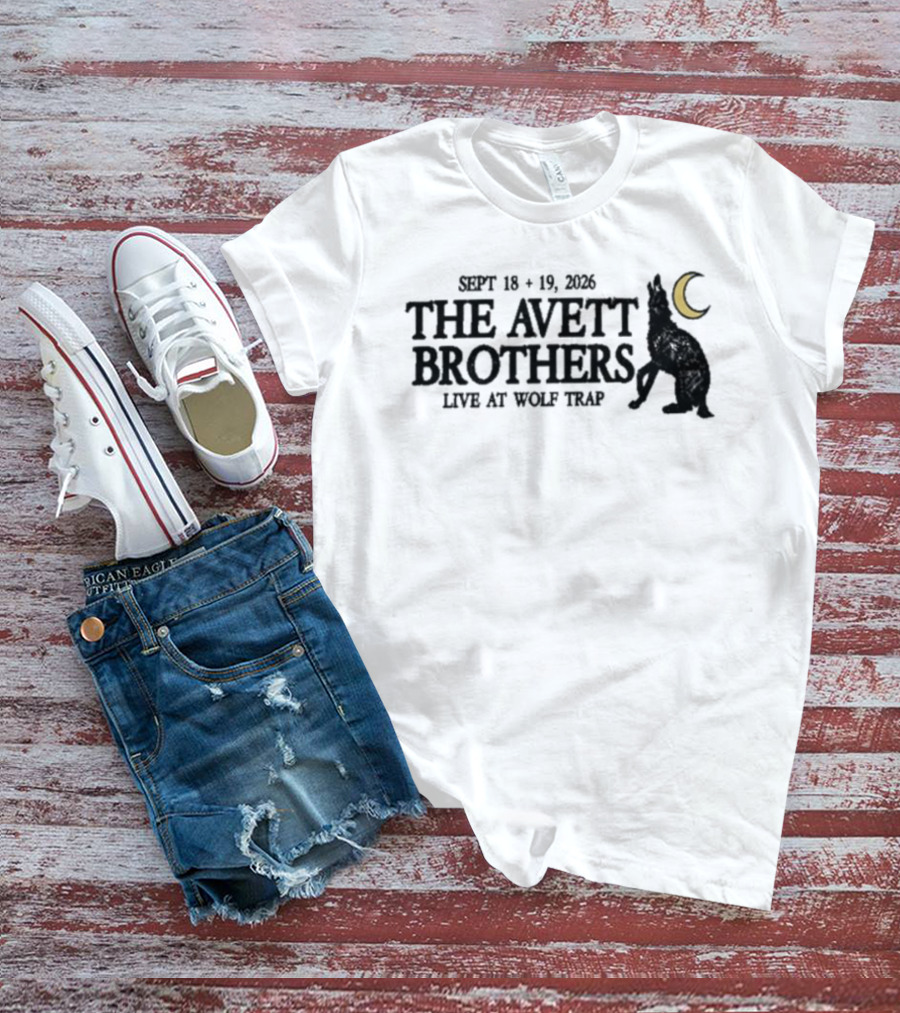 The Avett Brothers Live At Wolf Trap September 18 19 2026 T-Shirt