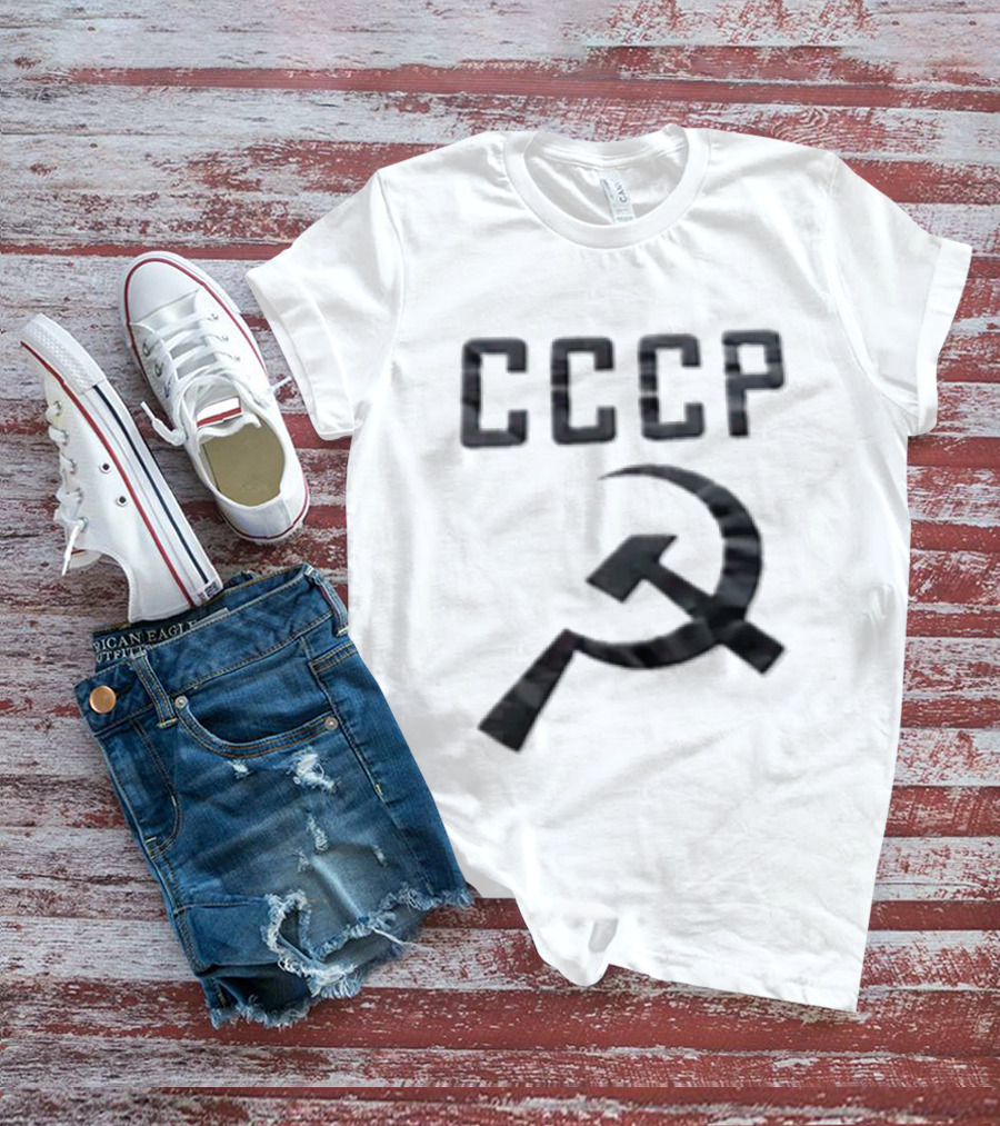 CCCP Black Hammer And Sickle T-Shirt