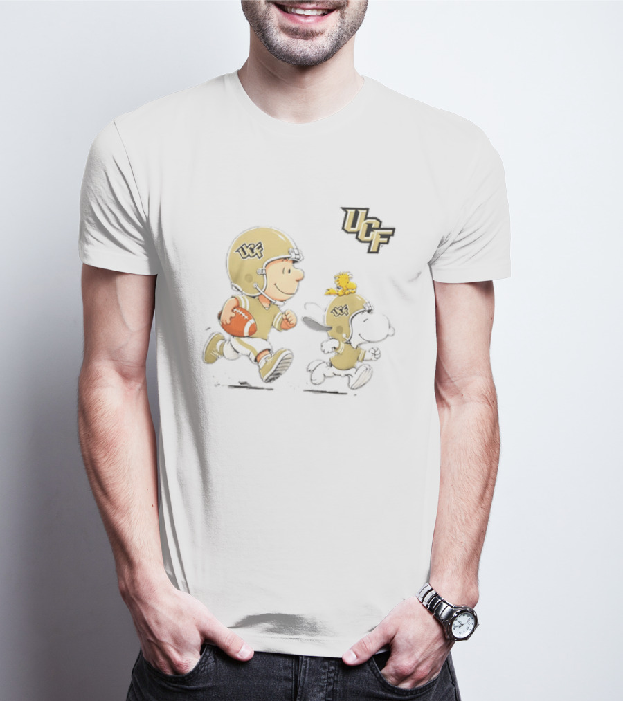 Charlie Brown Snoopy Woodstock UCF Knights Football 2026 T-Shirt