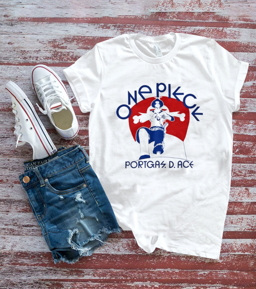 One Piece Portgas D Ace Manga Anime T-Shirt