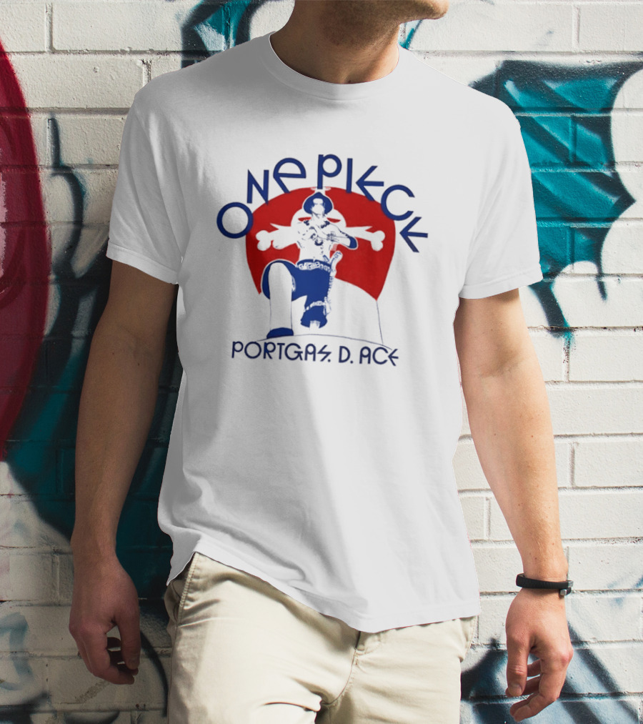 One Piece Portgas D Ace Manga Anime T-Shirt