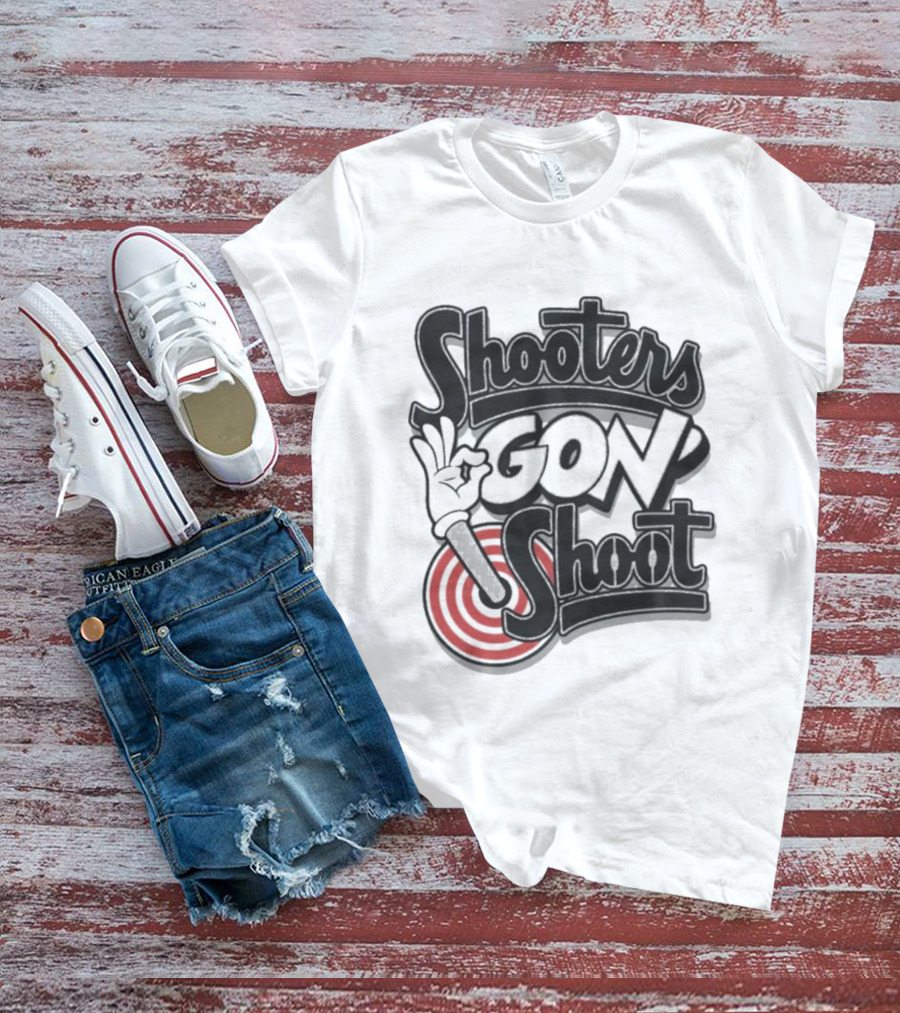 Shooters Gon Shoot Basketball Target Shooter Mentality T-Shirt