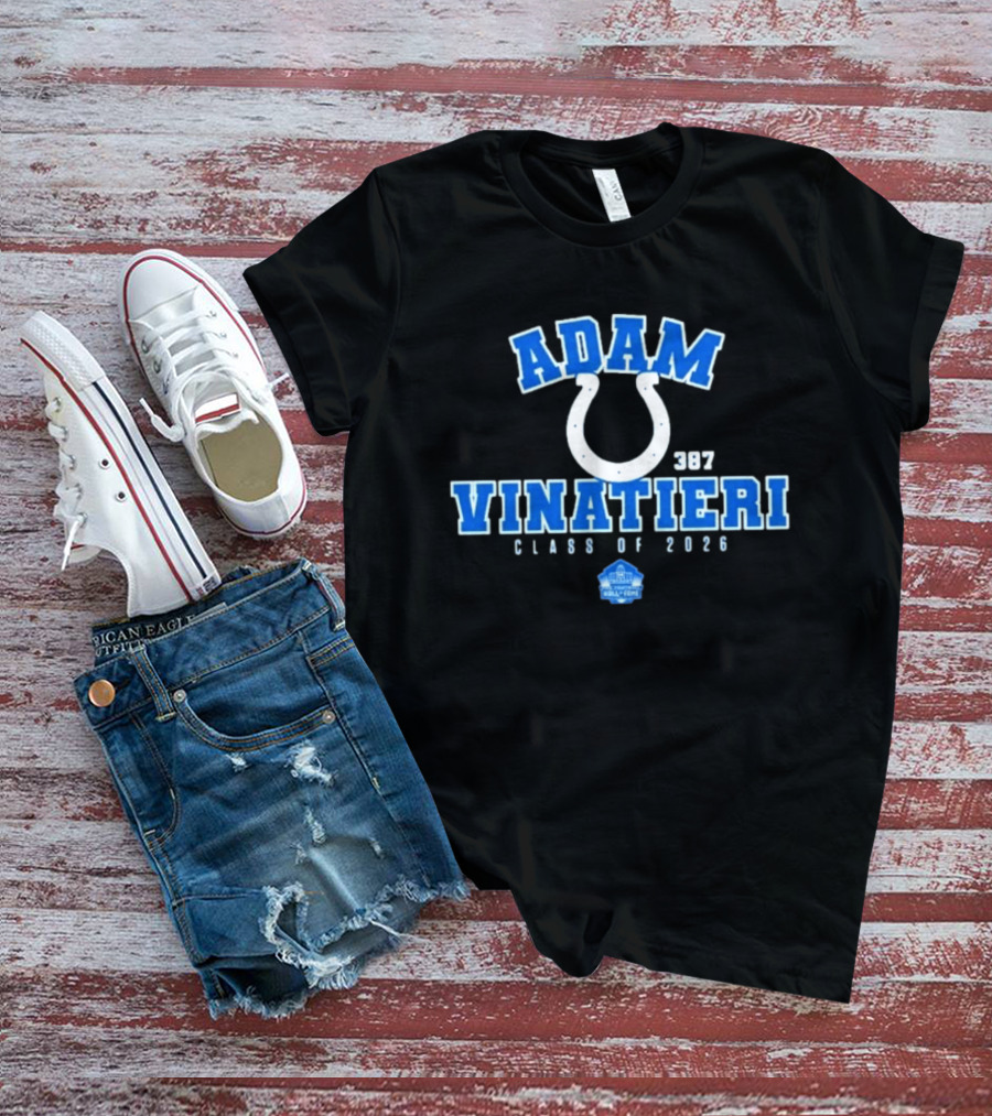 Adam Vinatieri Colts Hall Of Fame Class Of 2026 387 T-Shirt