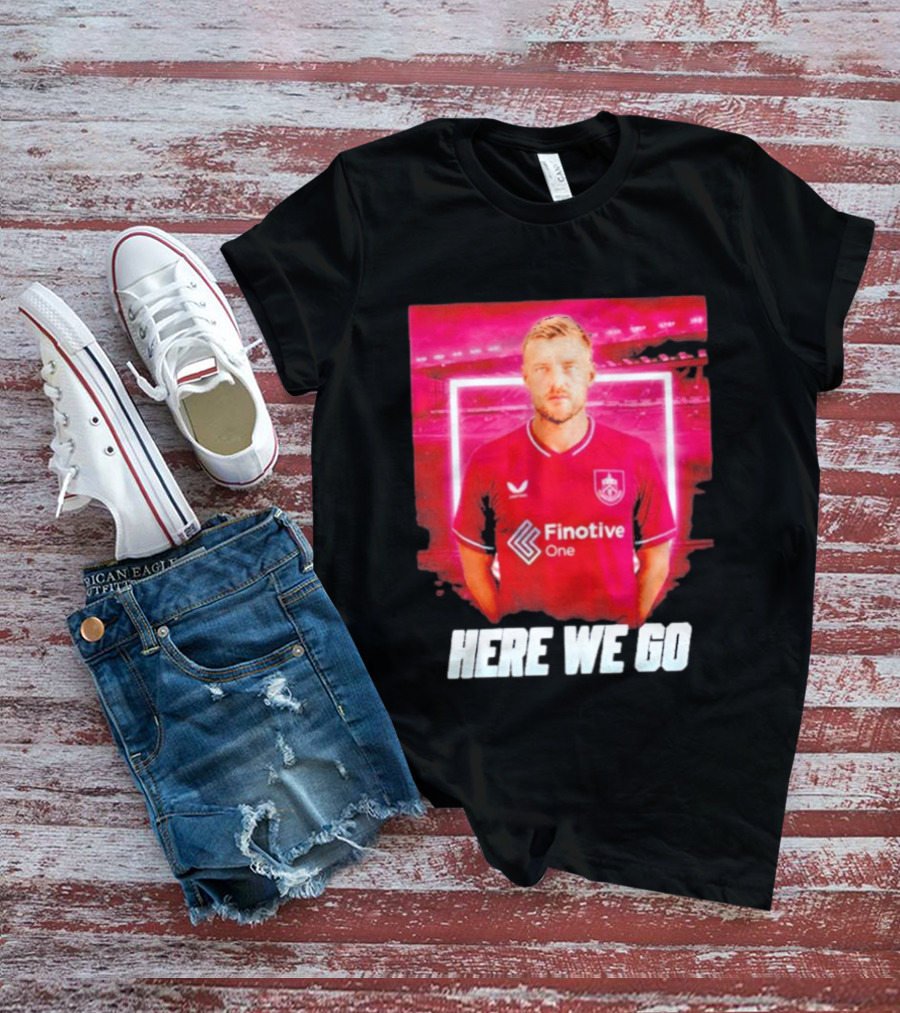Jamie Vardy Here We Go Burnley Transfer News T-Shirt
