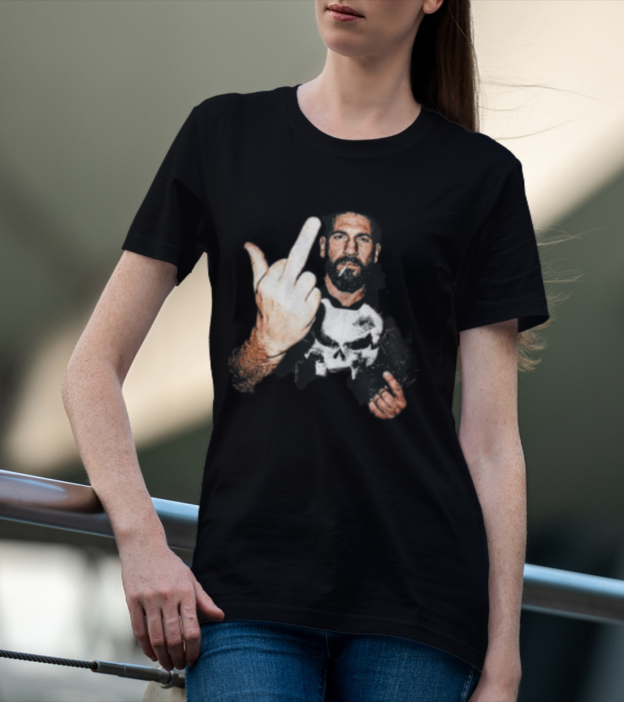 Jon Bernthal Punisher Middle Finger Iconic Gesture T-Shirt