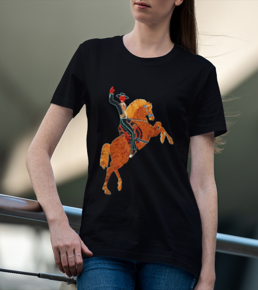 Las Vegas Cowboy Neon Sign T-Shirt