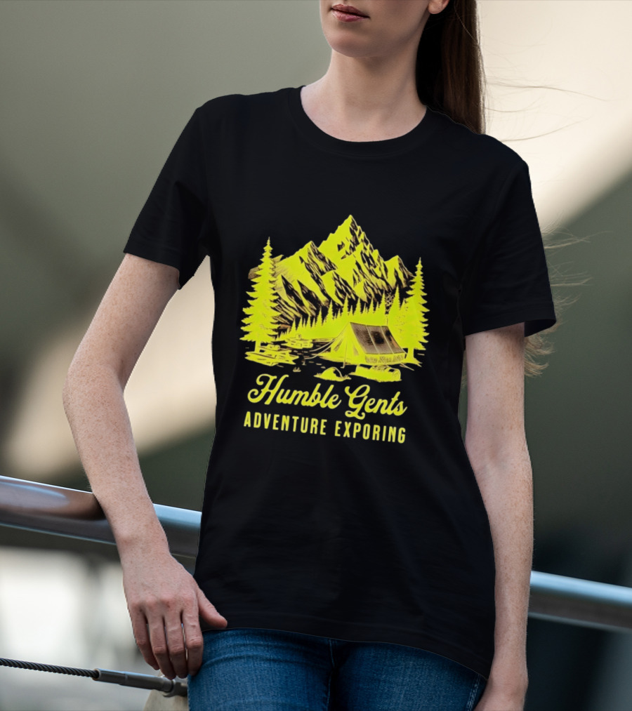 Humble Gents Adventure Exploring Mountain Camping T-Shirt