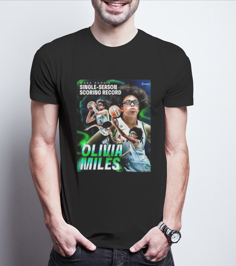 WNBA Rookie Single Season Scoring Record Olivia Miles T-Shirt