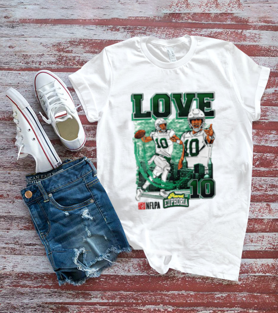 Jordan Love 10 NFLPA Euphoria Player Edition T-Shirt