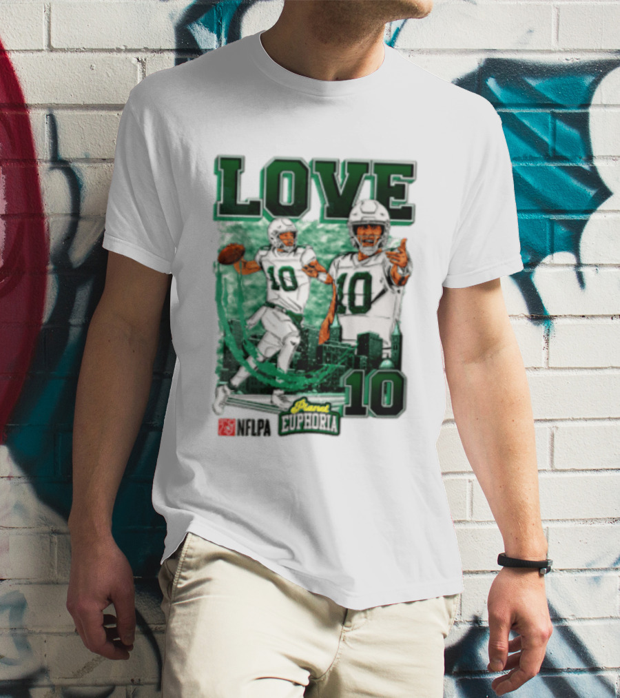 Jordan Love 10 NFLPA Euphoria Player Edition T-Shirt