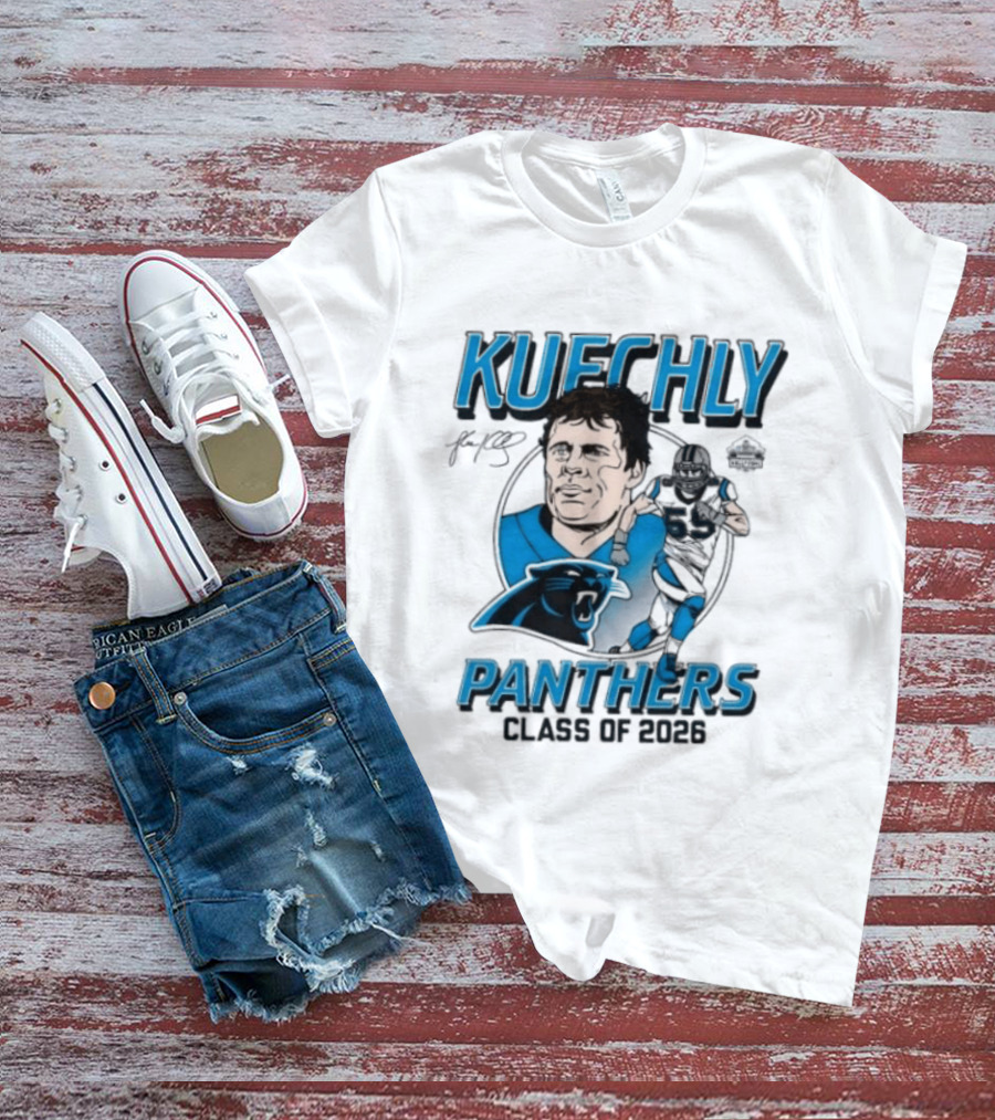 Kuechly Panthers Class Of 2026 Hall Of Fame T-Shirt