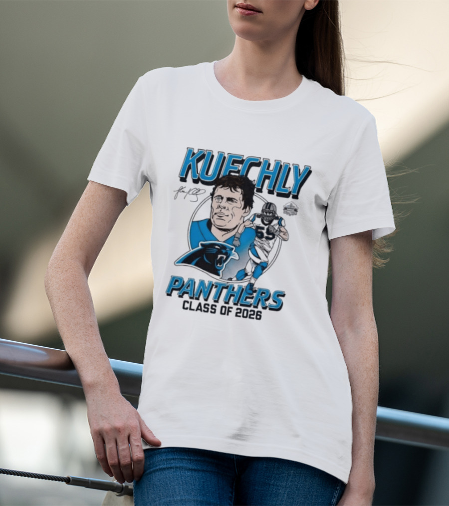 Kuechly Panthers Class Of 2026 Hall Of Fame T-Shirt