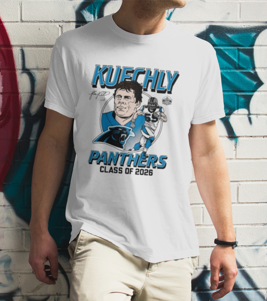 Kuechly Panthers Class Of 2026 Hall Of Fame T-Shirt
