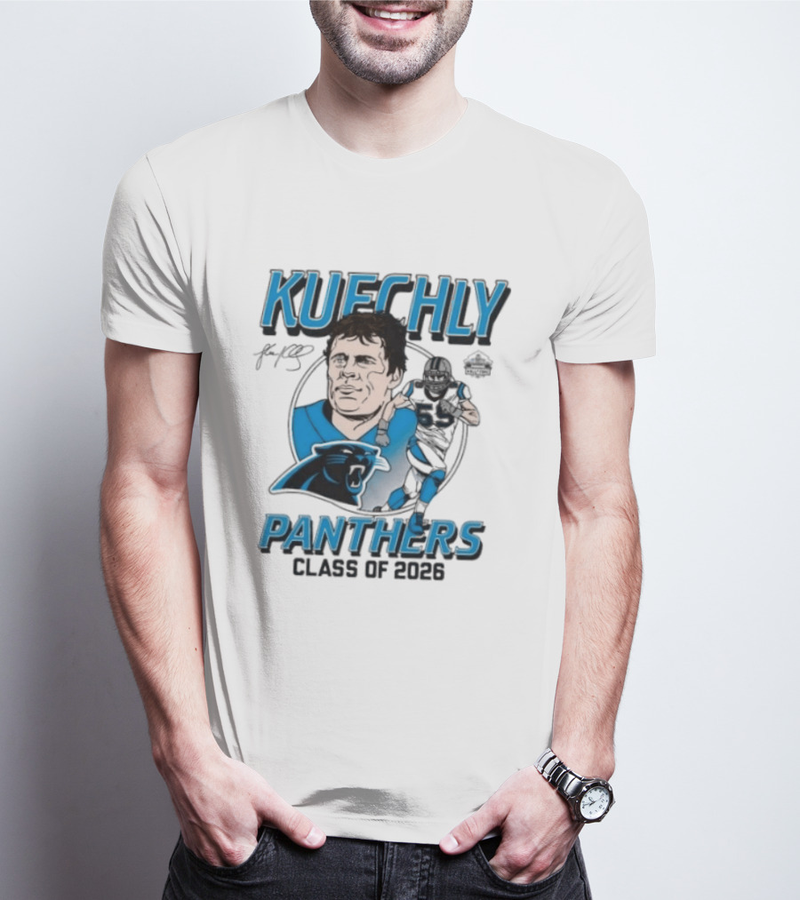 Kuechly Panthers Class Of 2026 Hall Of Fame T-Shirt