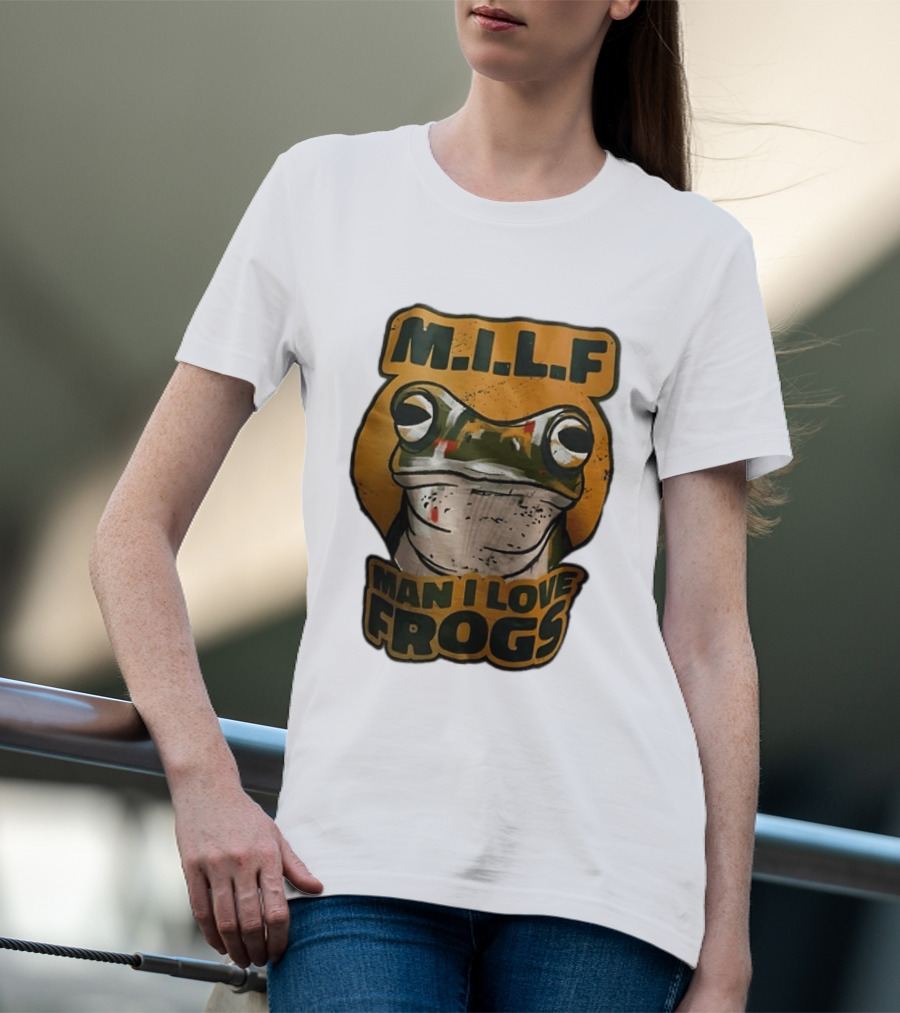 M.I.L.F Man I Love Frogs Frog Amphibian T-Shirt