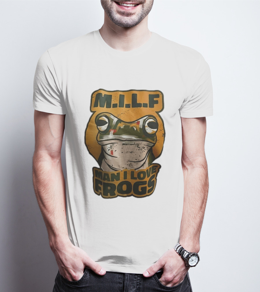 M.I.L.F Man I Love Frogs Frog Amphibian T-Shirt