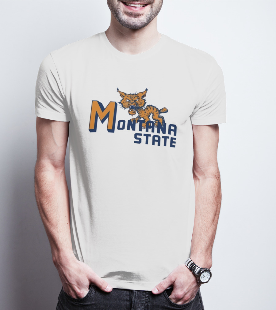 Montana State Bobcats Vintage NCAA Sports T-Shirt