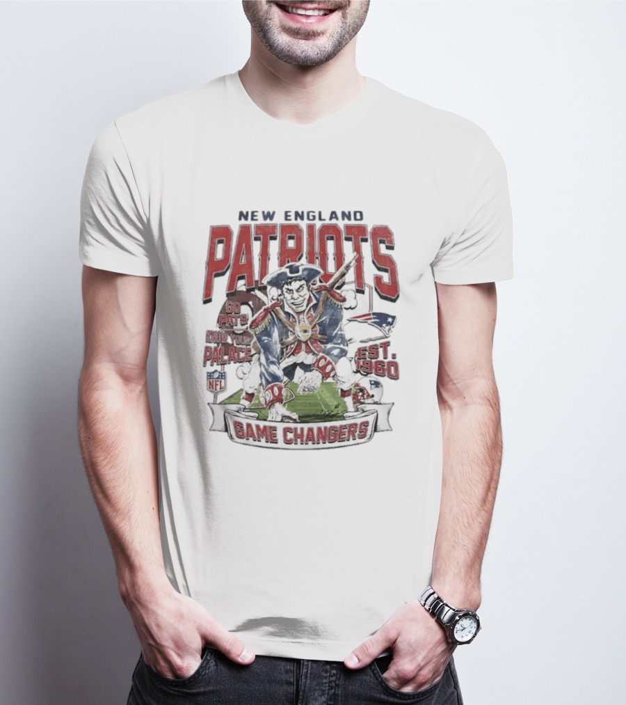 New England Patriots Game Changers Go Pats Know Your Palace Est 1960 NFL T-Shirt
