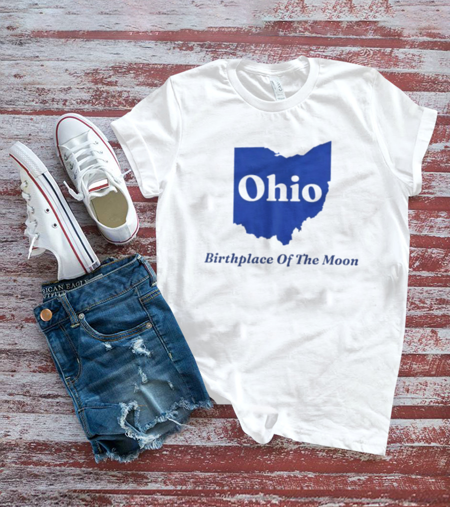 Ohio Birthplace Of The Moon Space Astronomy Exploration T-Shirt