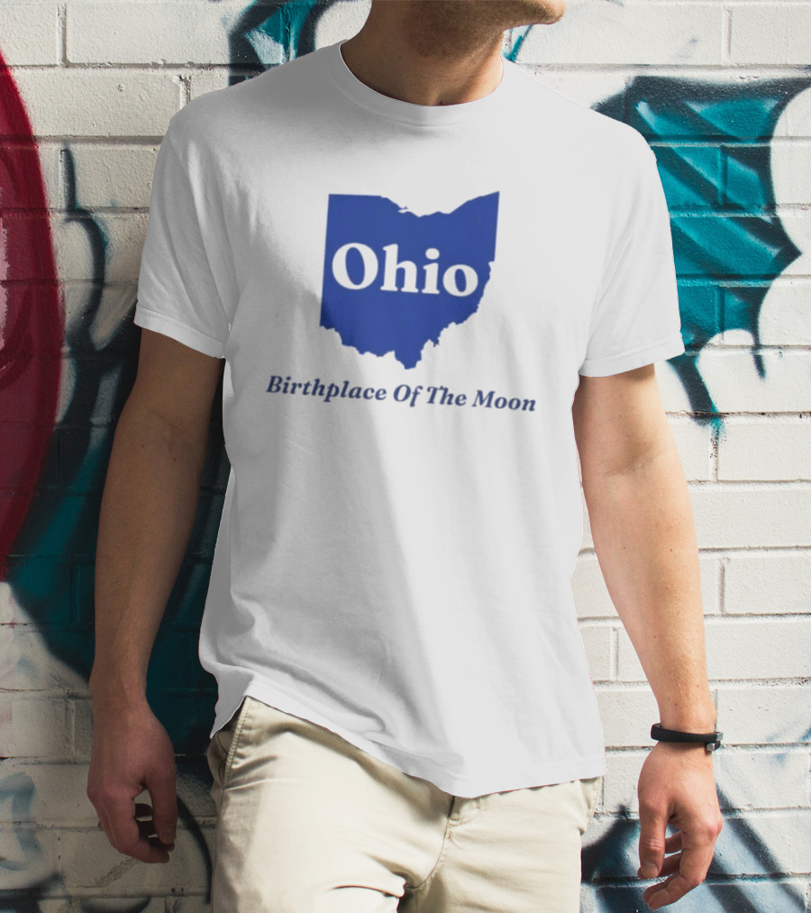 Ohio Birthplace Of The Moon Space Astronomy Exploration T-Shirt