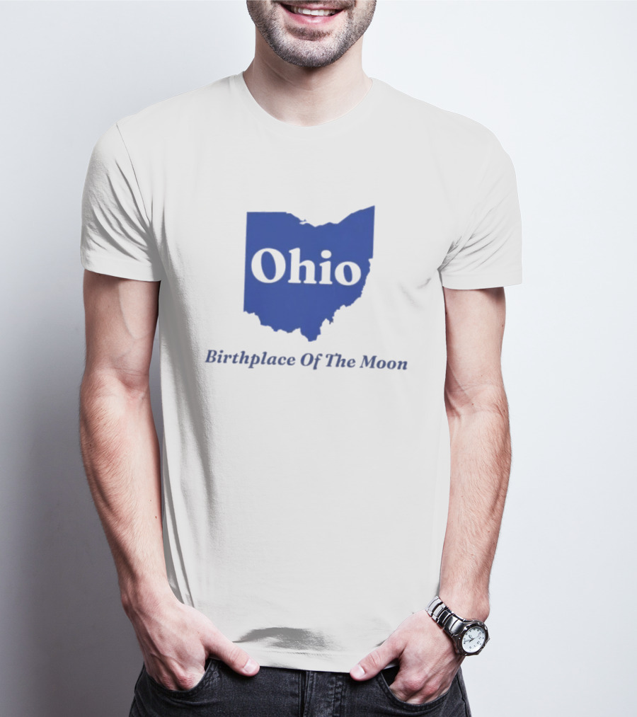 Ohio Birthplace Of The Moon Space Astronomy Exploration T-Shirt