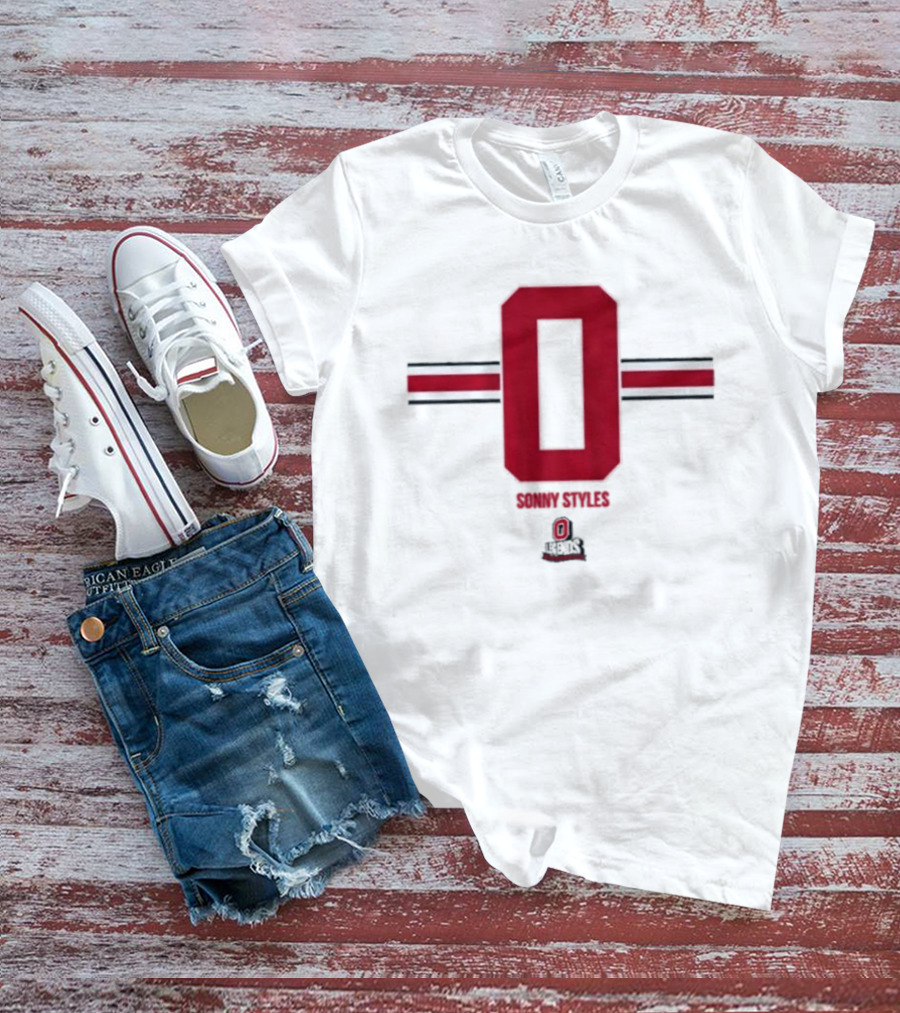 Sonny Styles 0 Stripe Ole Miss Rebels T-Shirt