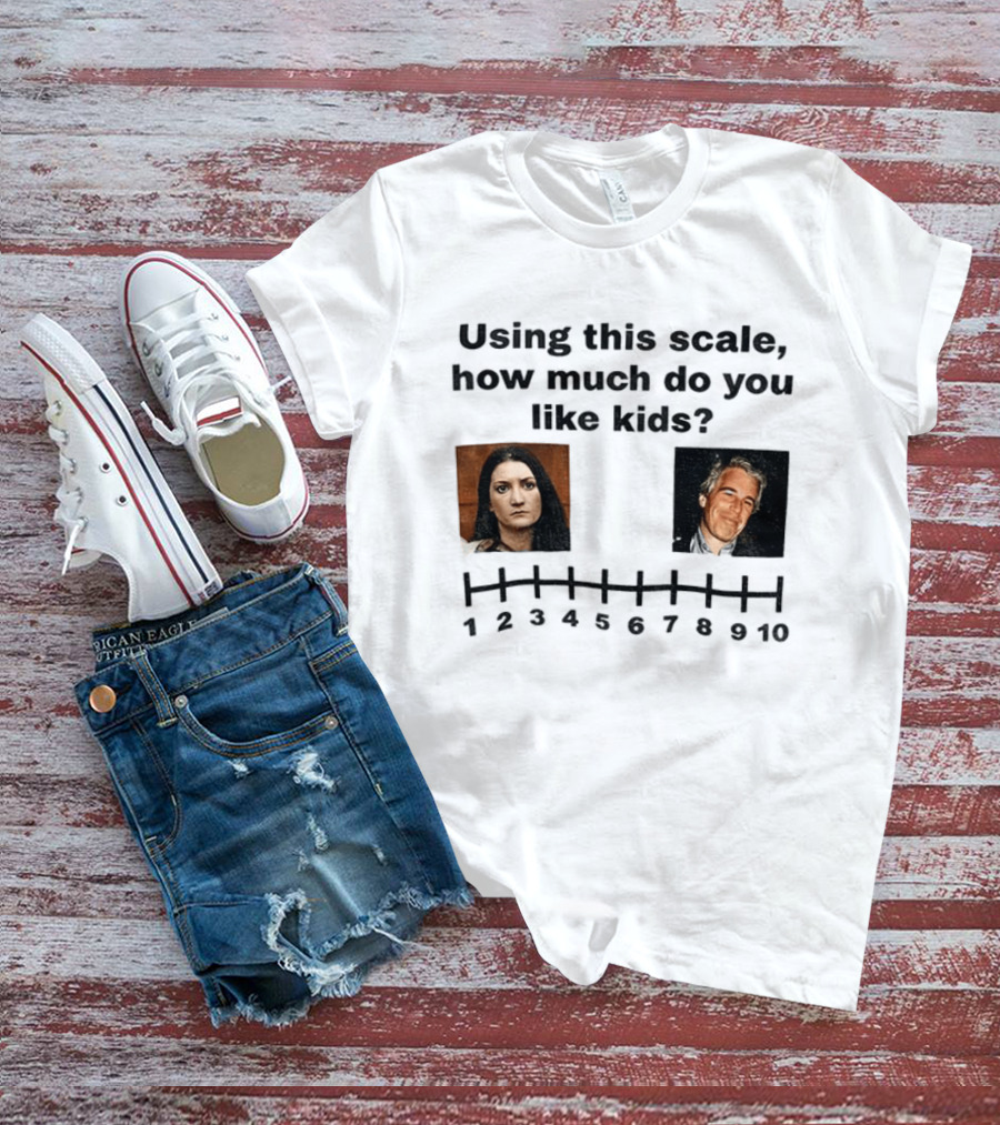 Using This Scale How Much Do You Like Kids Scale 1 To 10 T-Shirt