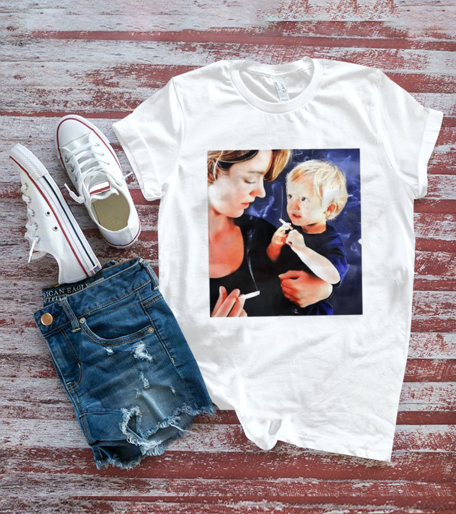 When You Light Up So Does He Anti Smoking Awareness T-Shirt