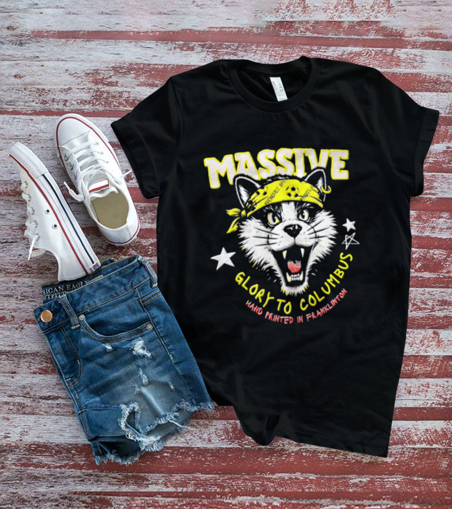 Massive Glory To Columbus Hand Painted Fanklubton T-Shirt