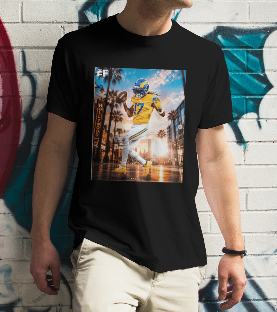 Los Angeles Rams Hollywood Davante Adams 17 Football Player T-Shirt