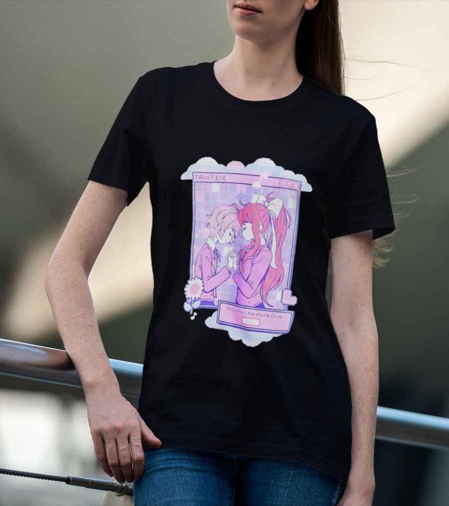 Doki Doki Literature Club Trustexe Monika Sayori This Is The Literature Club T-Shirt