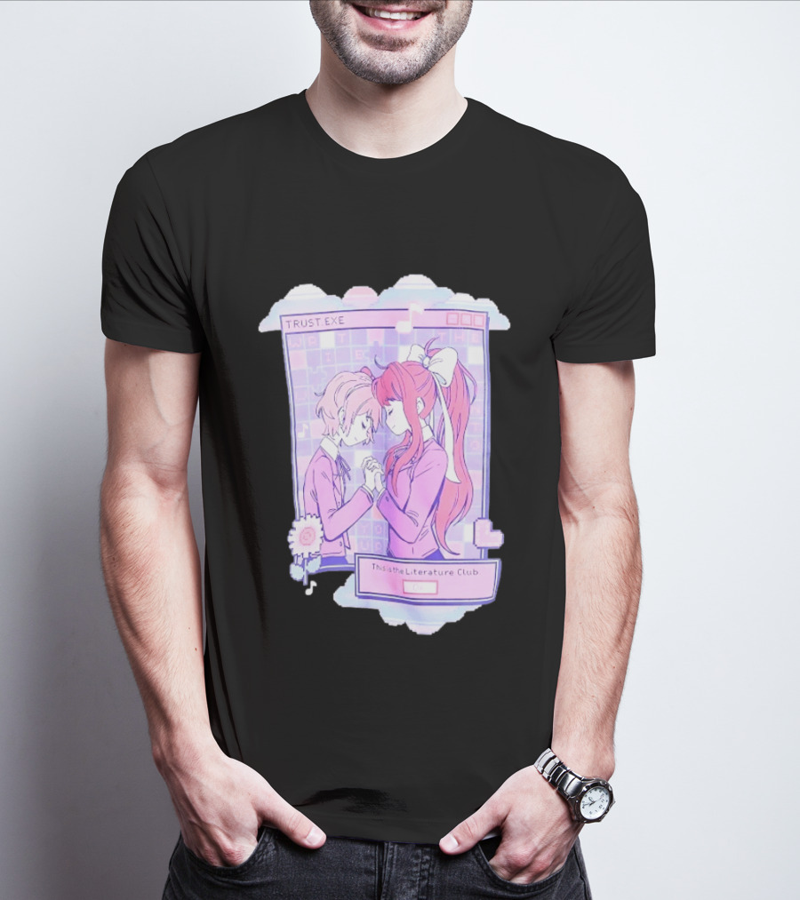 Doki Doki Literature Club Trustexe Monika Sayori This Is The Literature Club T-Shirt