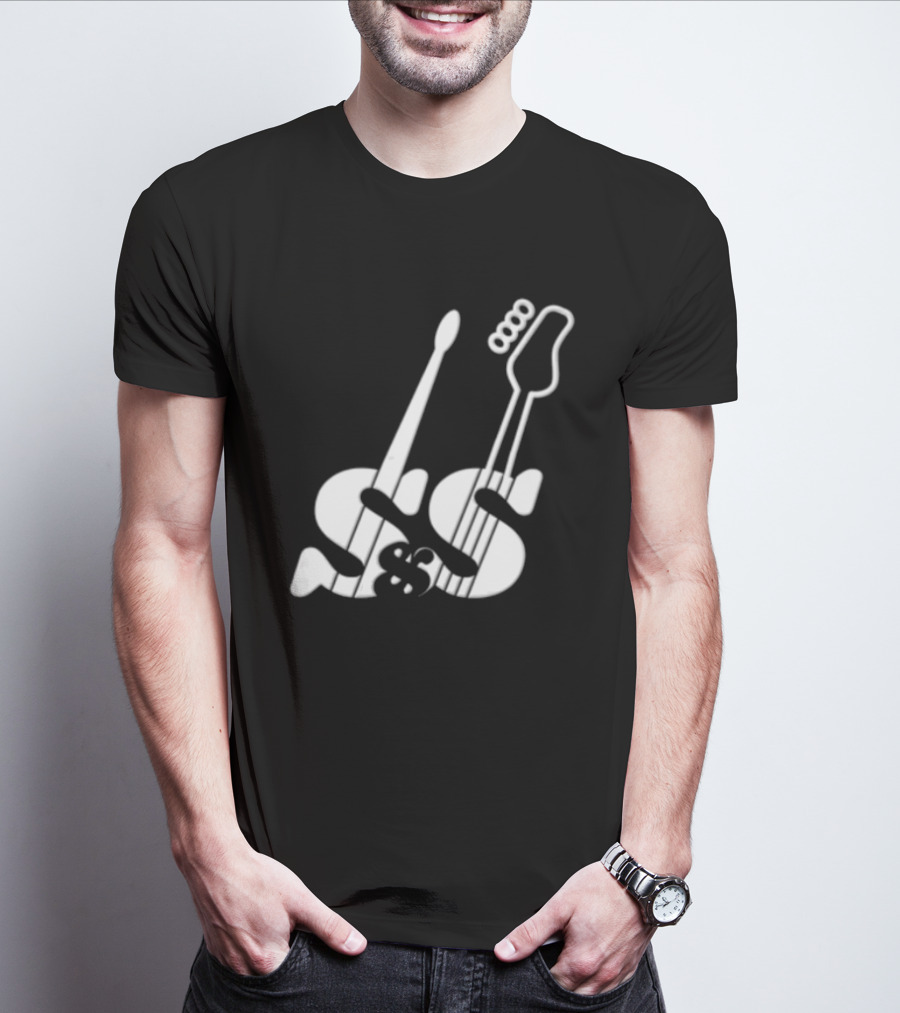 Guitars Forming Letter S T-Shirt