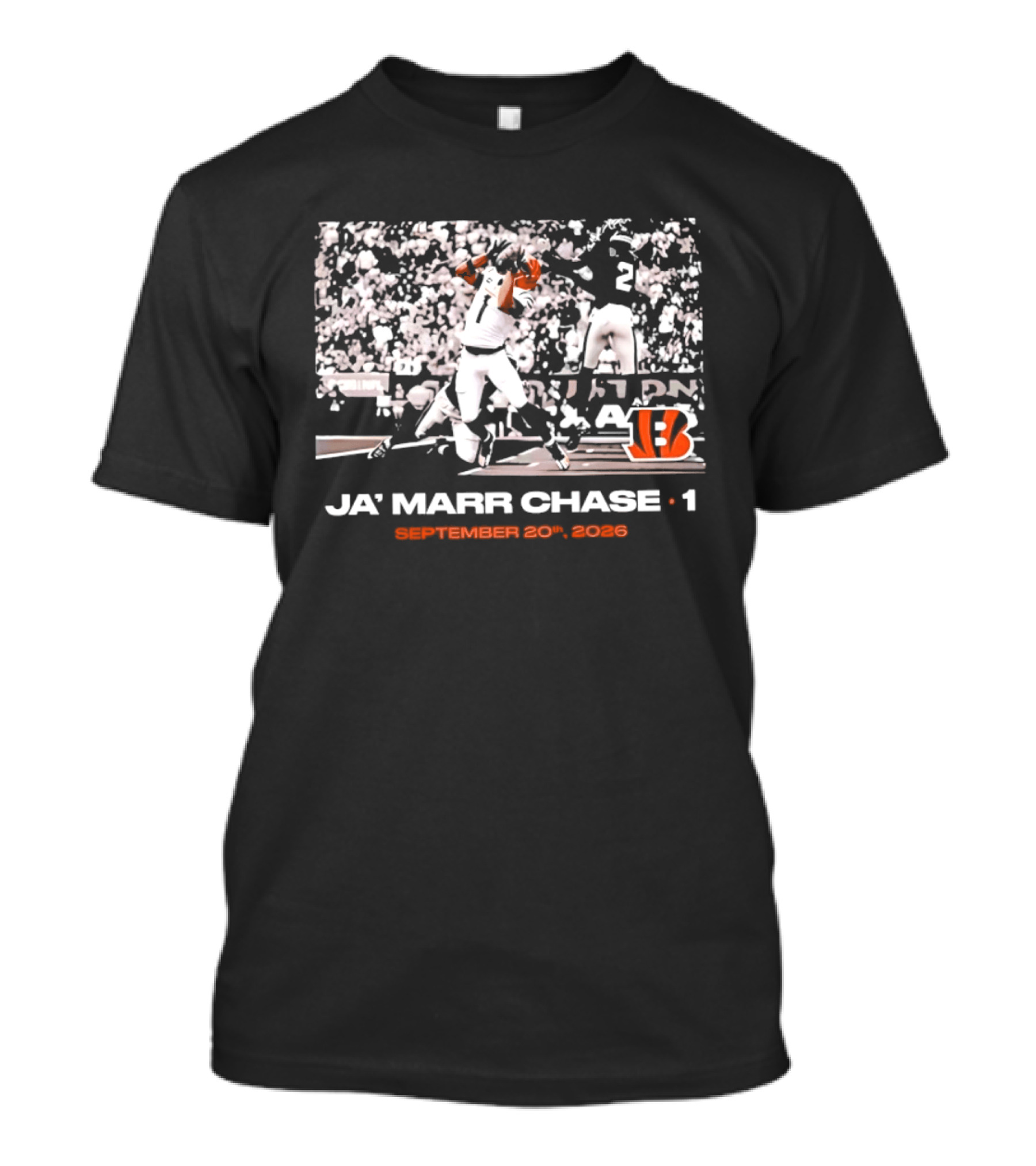 Ja'Marr Chase 1 Cincinnati Bengals September 20 2026 T-Shirt