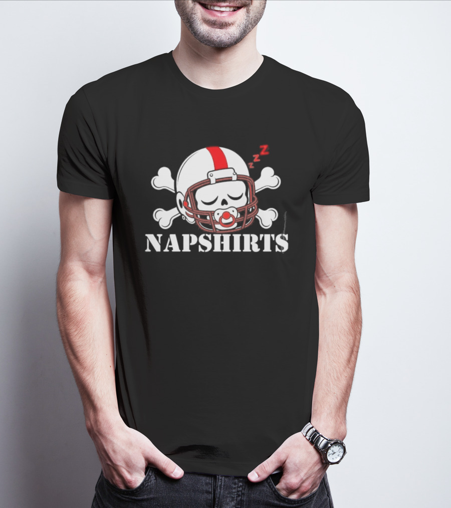 Napshirts We're Back Co Skull Football Helmet Nebraska Cornhuskers T-Shirt