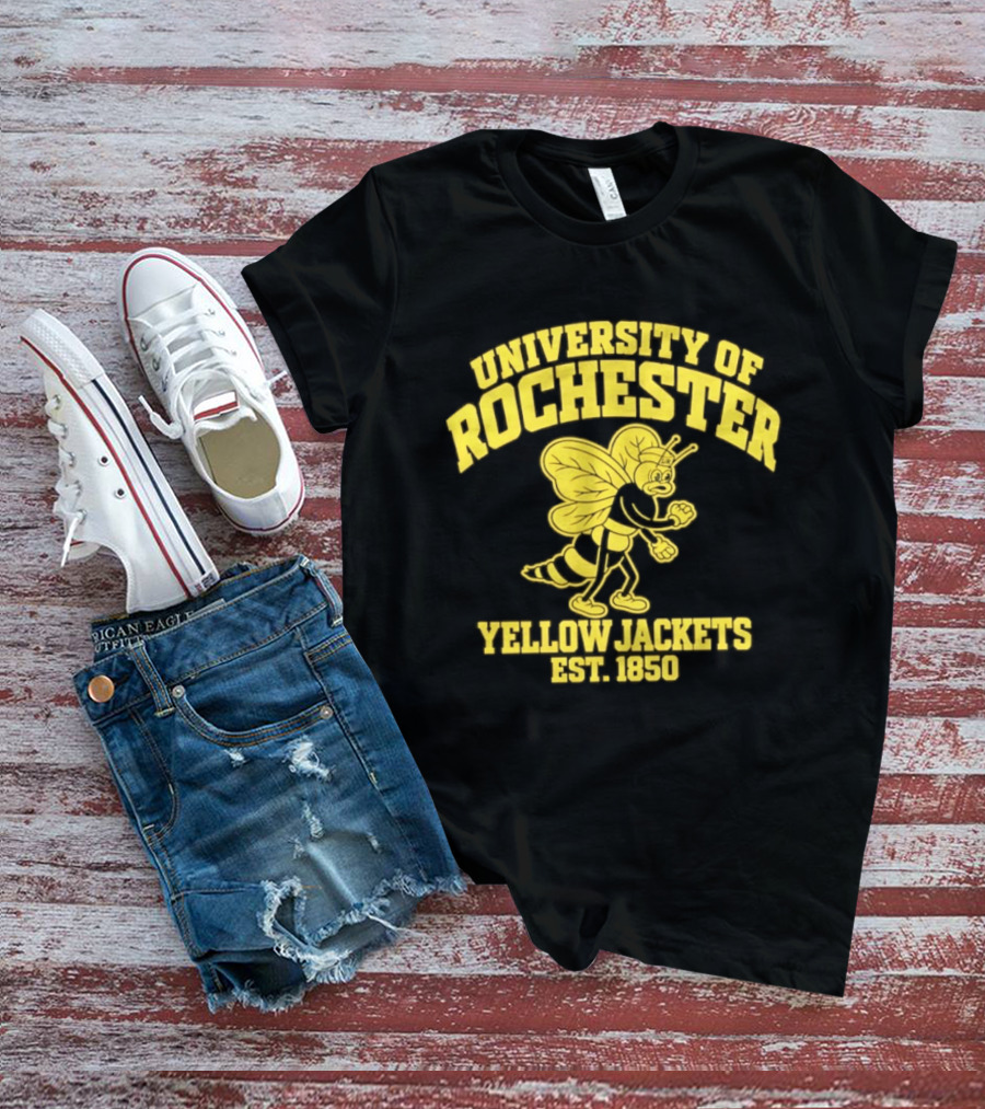 University Of Rochester Yellow Jackets Est 1850 Retro Collegiate T-Shirt