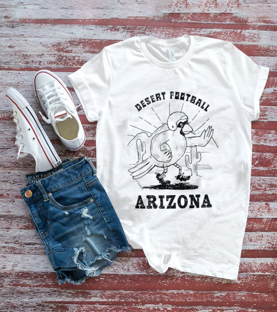 Arizona Cardinals Desert Football Arizona Cactus Helmet T-Shirt