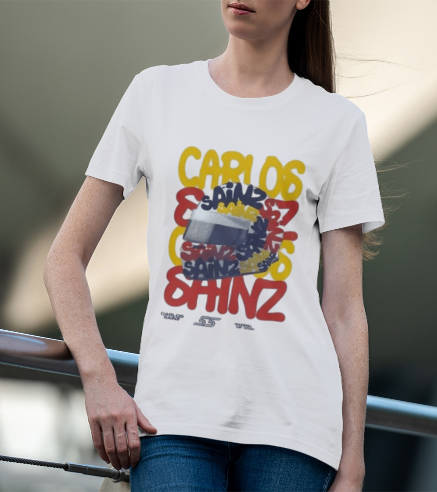 Carlos Sainz Madrid F1 Team Race Special 26 Atlassian Williams T-Shirt