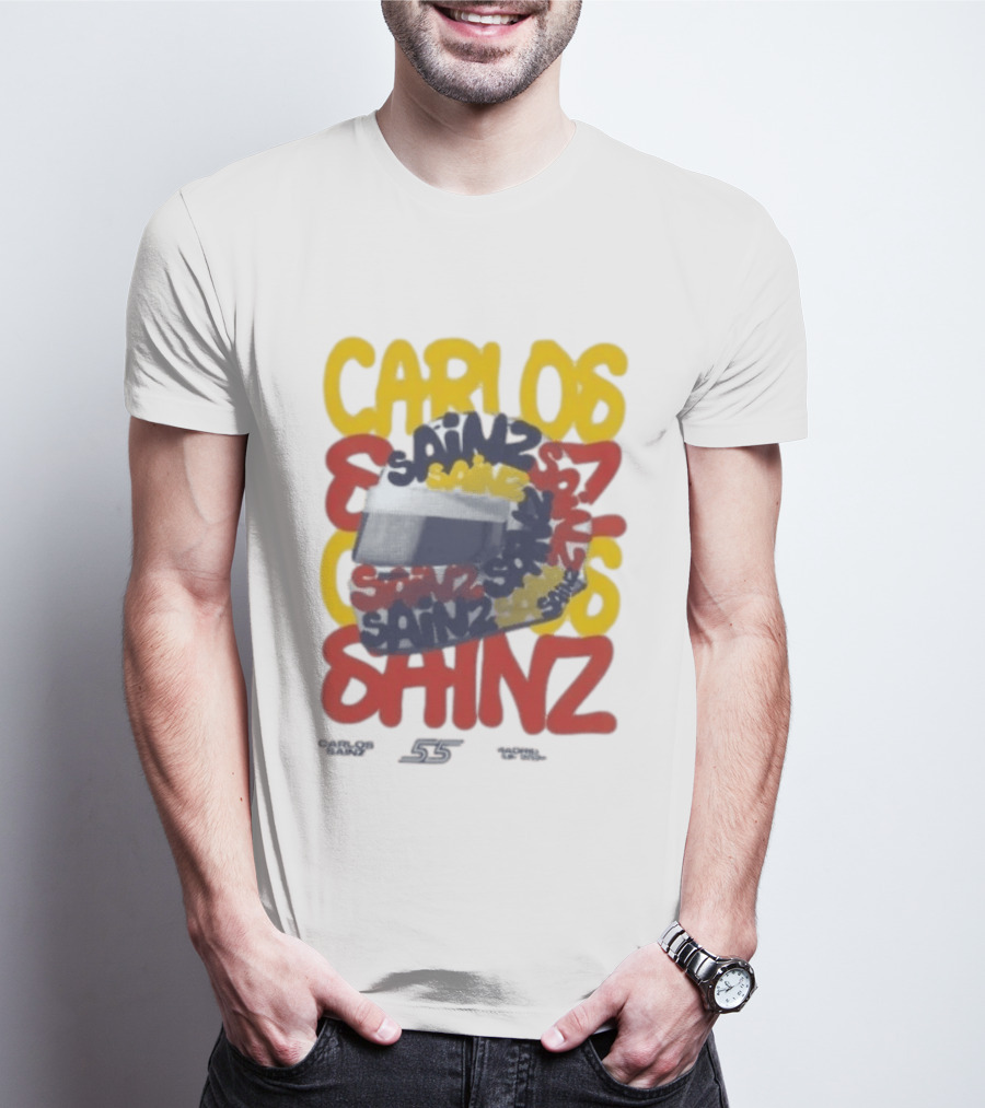 Carlos Sainz Madrid F1 Team Race Special 26 Atlassian Williams T-Shirt